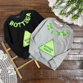 بلوز تک دورس پنبه بچگانه طرح BOTTEGA VENETA کد 547