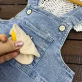 بیلر جین بچگانه اورجینال وارداتی با عروسک سگ کد 540