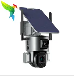 دوربین مینی اسپید دام چرخشی، خورشیدی، سولار سیمکارتی، 2 لنز، رجیستر شده Y5 Pro
