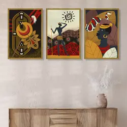 تابلو دکوراتیو طرح آفریقا کد SH2019 | چاپ از ما