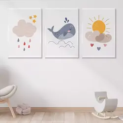 تابلو دکوراتیو طرح کارتونی کد SH2018 | چاپ از ما