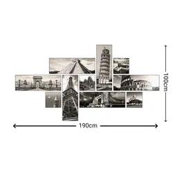 تابلو دیواری 10 تکه کد TA5701 | چاپ از ما