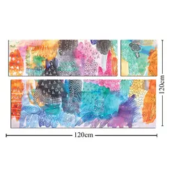 تابلو دیواری 3 تکه کد TA2602 | چاپ از ما