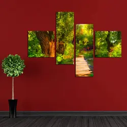 تابلو دیواری 4 تکه کد TA0304 | چاپ از ما