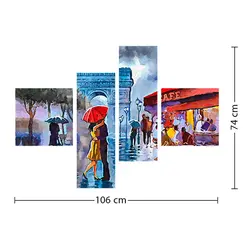تابلو دیواری 4 تکه کد TA0310 | چاپ از ما