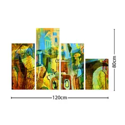 تابلو دیواری 4 تکه کد TA0806 | چاپ از ما