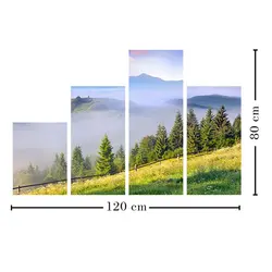 تابلو دیواری 4 تکه کد TA0812 | چاپ از ما