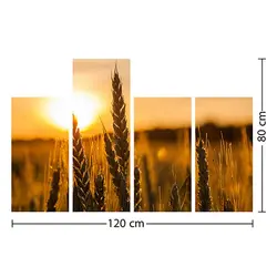 تابلو دیواری 4 تکه کد TA1101 | چاپ از ما