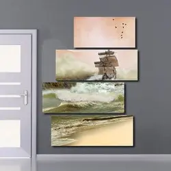 تابلو دیواری 4 تکه کد TA3502 | چاپ از ما