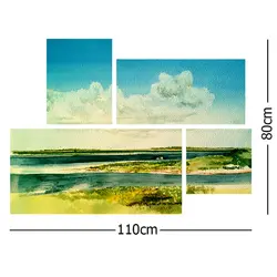 تابلو دیواری 4 تکه کد TA4002 | چاپ از ما