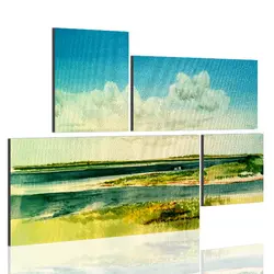 تابلو دیواری 4 تکه کد TA4002 | چاپ از ما