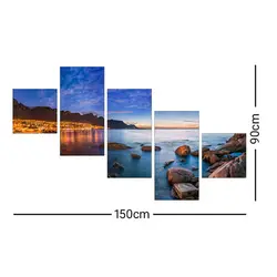 تابلو دیواری 5 تکه کد TA1203 | چاپ از ما