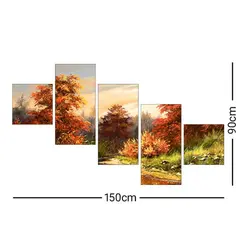 تابلو دیواری 5 تکه کد TA1204 | چاپ از ما