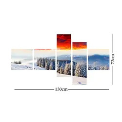 تابلو دیواری 5 تکه کد TA1903 | چاپ از ما