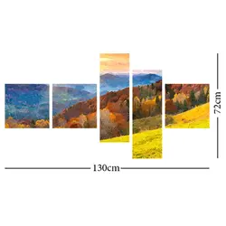 تابلو دیواری 5 تکه کد TA1906 | چاپ از ما