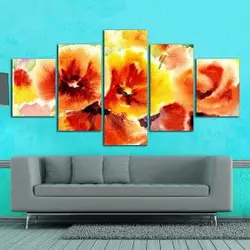 تابلو دیواری 5 تکه کد TA2104 | چاپ از ما