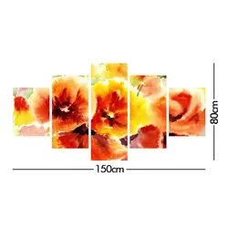 تابلو دیواری 5 تکه کد TA2104 | چاپ از ما