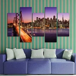 تابلو دیواری 5 تکه کد TA3001 | چاپ از ما