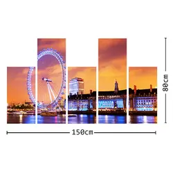 تابلو دیواری 5 تکه کد TA3004 | چاپ از ما