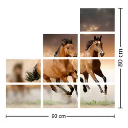 تابلو دیواری 9 تکه کد TA0102 | چاپ از ما