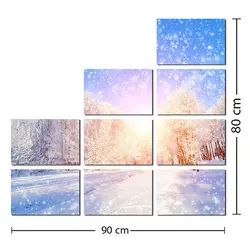 تابلو دیواری 9 تکه کد TA0107 | چاپ از ما