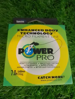 نخ ماهیگیری ابریشمی پاور پرو سایز ۰.۴۵
