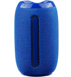 اسپیکر شارژی بلوتوثی XP-B611G دارای RGB / بلوتوث 5.3V / برد 10 متر / باطری 1200mAh با کابل شارژ تایپ سی / ورودی USB و AUX و مموری TF با درپوش ضد آب / 4 دکمه / بنددار / با کابل AUX / اندازه 15*9*9 سانتی / تک پک جعبه ای
