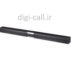 اسپیکر شارژی بلوتوثی XP-S70G اتصال به دیوار / بلوتوث 5.3V / برد 10 متر / ورودی USB و AUX و مموری TF و COAX / دارای 4 دکمه / پاوردار / همراه کابل AUX و کابل شارژ تایپ سی / اندازه 85*13*12 سانتی / تک پک جعبه ای