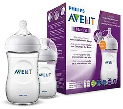 شیشه شیر دوتایی 260ml فیلیپس اونت
