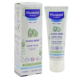 کرم مرطوب کننده هیدرا ب ب صورت Mustela
