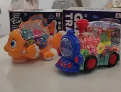 ماهی و قطار چرخ دنده ای موزیکال