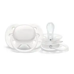 پستانک التراسافت ارتدنسی اونت avent (جعبه باز)