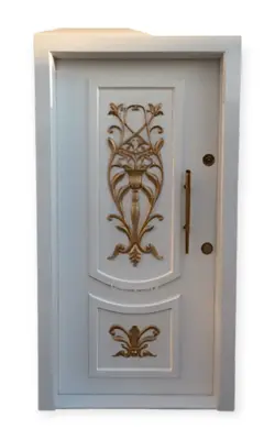 درب ضد سرقت | روکش MDF | برجسته اکونومی | کد 4059