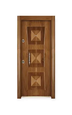 درب ضدسرقت | روکش گردو | برجسته | کد 4009