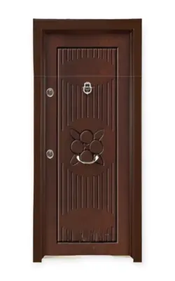 درب ضد سرقت | روکش راش | CNC | کد 4513