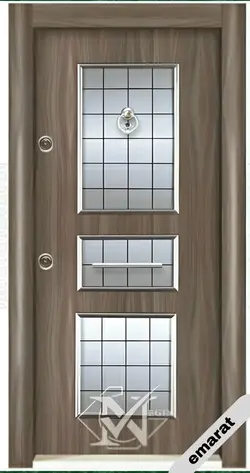 درب ضدسرقت روکش بلوط