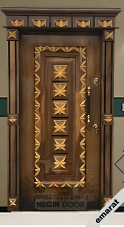 درب ضدسرقت روکش گردو