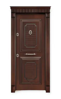 درب ضد سرقت | روکش راش | برجسته اکونومی | کد 4017