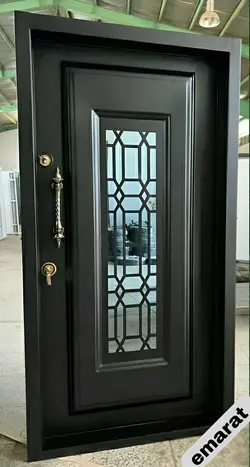 درب ضدسرقت | روکش فلز | برجسته | شیشه خور | کد 7028