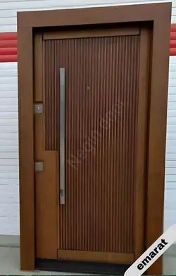 درب ضد سرقت | روکش فلز - MDF | رویه CNC | کد 4141