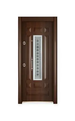 درب ضد سرقت | راش | برجسته | شیشه خور | کد 4004