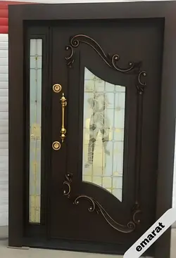 درب ضدسرقت 1/5 لنگه روکش راش