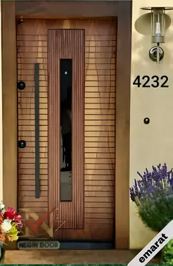 درب ضدسرقت روکش گردو