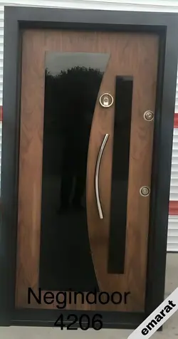 درب ضدسرقت روکش گردو