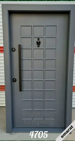 درب ضد سرقت | روکش فلز - MDF | برجسته اکونومی | کد 4705