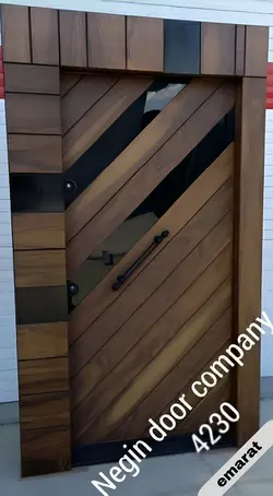 درب ضدسرقت روکش گردو