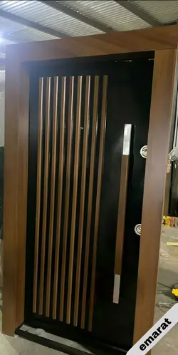 درب ضدسرقت | روکش راش های گلاس | برجسته اکونومی | کد 7025