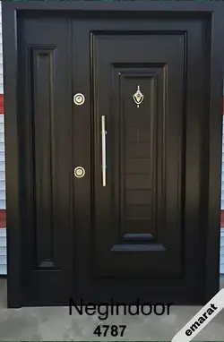 درب ضد سرقت | 1/5 لنگه | روکش فلز یا MDF | کد 4787