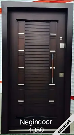 درب ضدسرقت | روکش ترمو راش | برجسته اکونومی | کد 4050