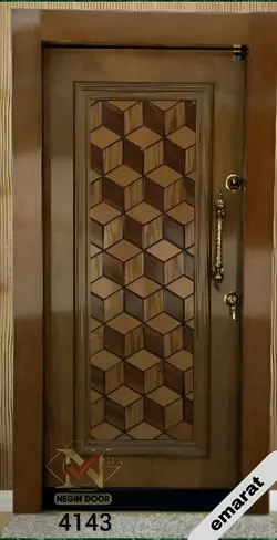 درب ضدسرقت روکش گردو